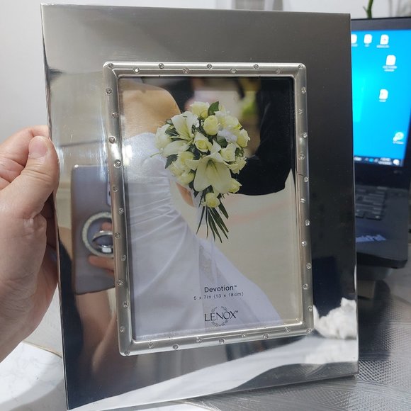 Lenox Devotion Frame Devotion 5" x 7" Photo Frame Best Memories - Picture 2 of 8